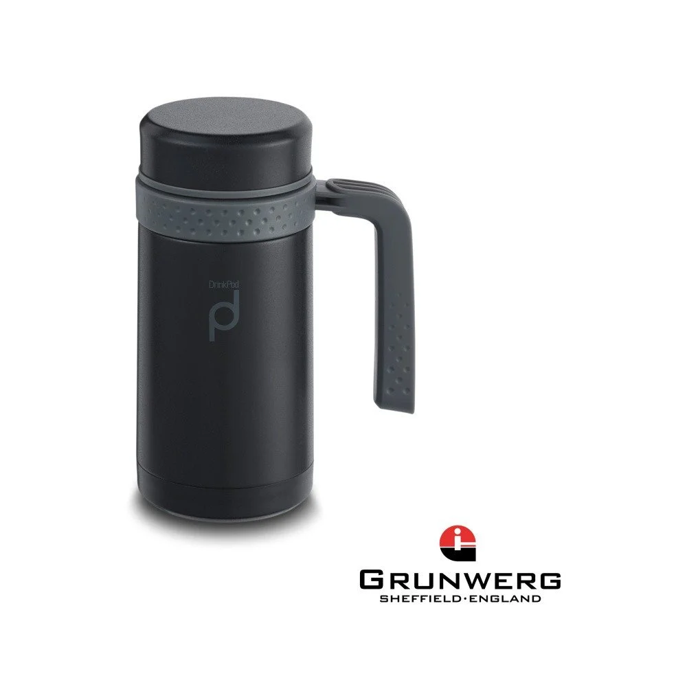 Černý vakuový termohrnek z nerezové oceli Pioneer Vacuum, 450 ml v:1307102