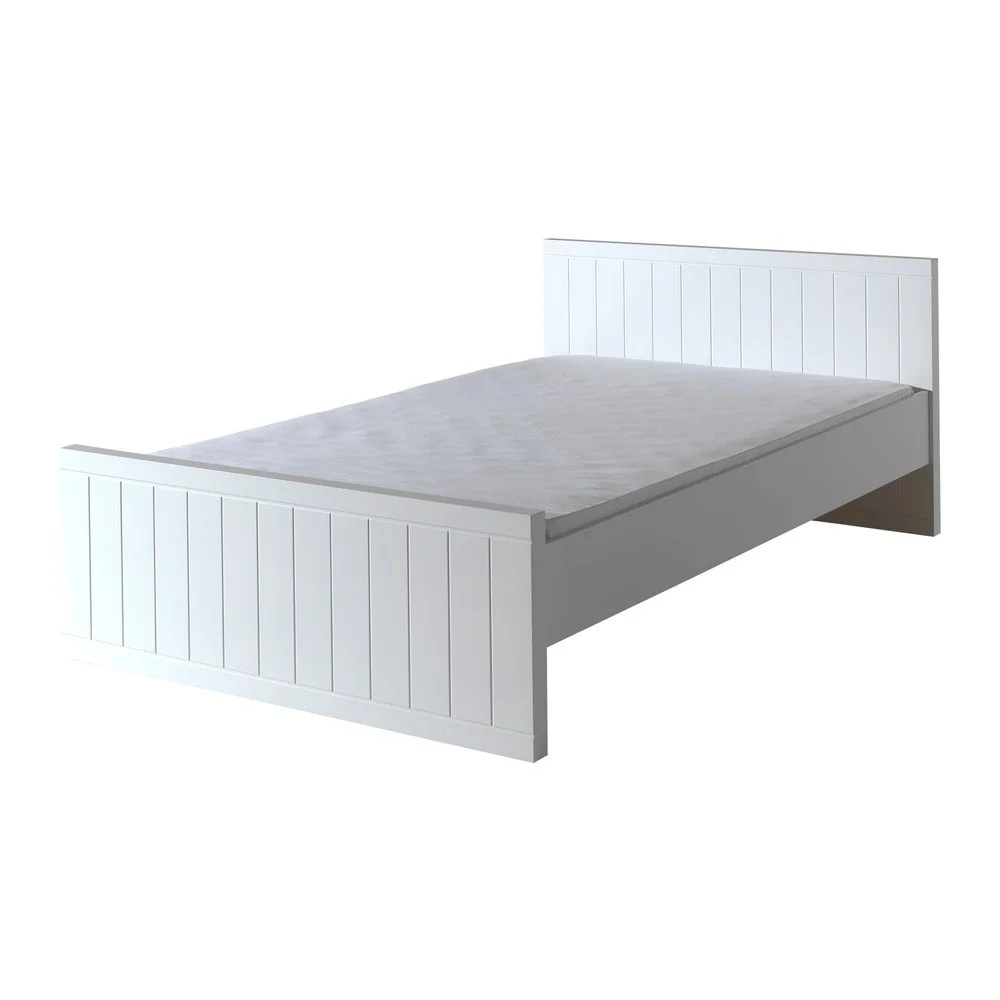 Bílá postel Vipack Robin, 120 x 200 cm v:1228136