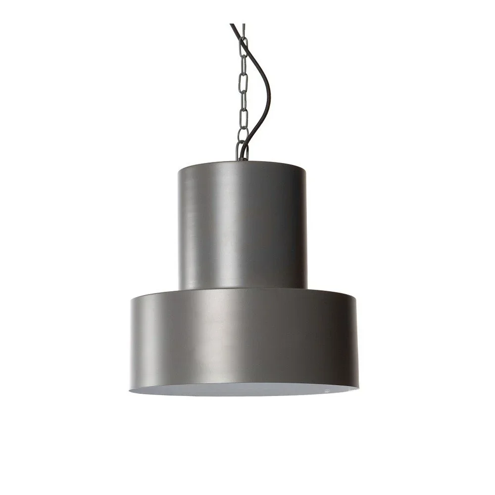 Šedé závěsné svítidlo Look4Lamps Big Steps v:1083284
