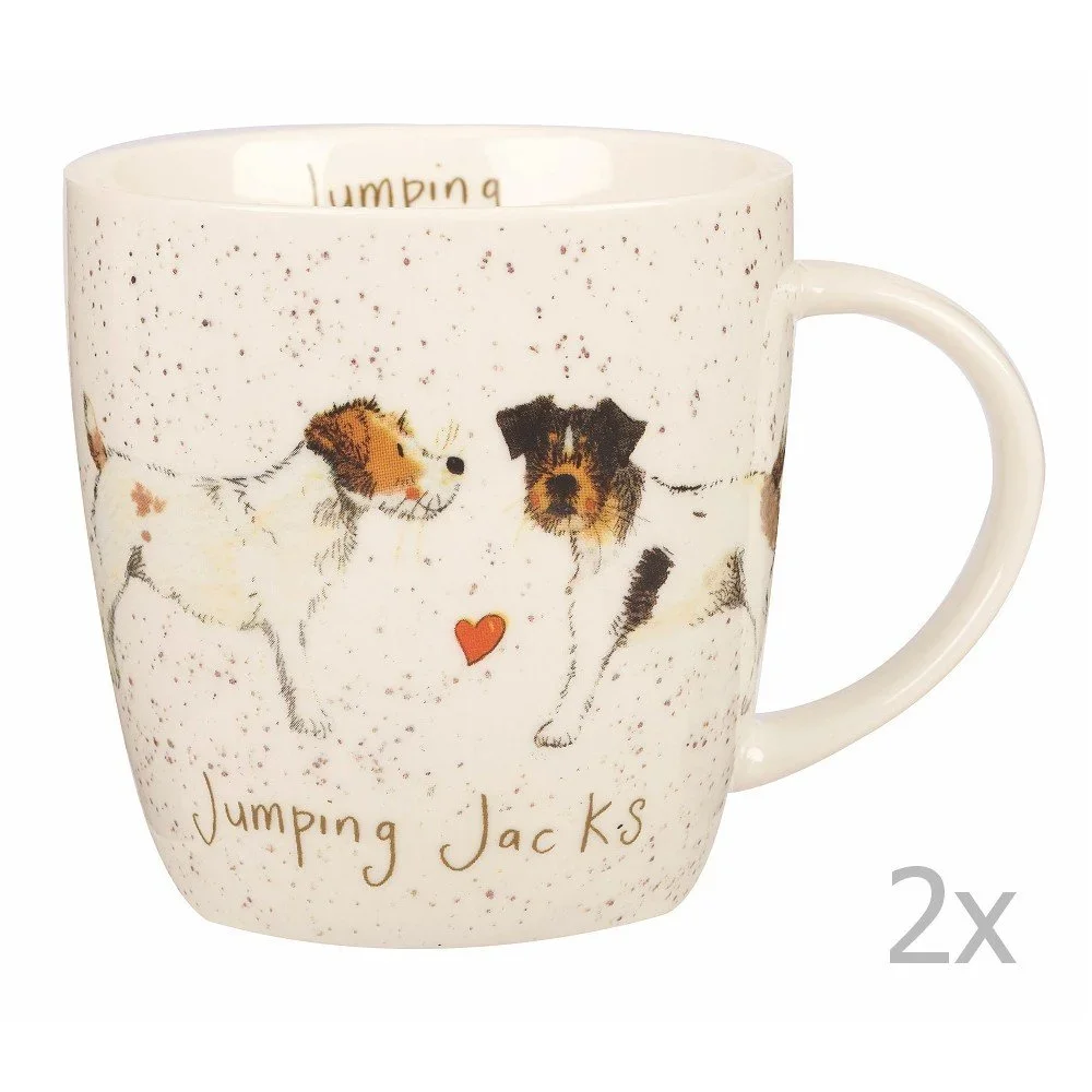 Sada 2 hrnků Churchill China Jumping Jacks, 400 ml v:851812