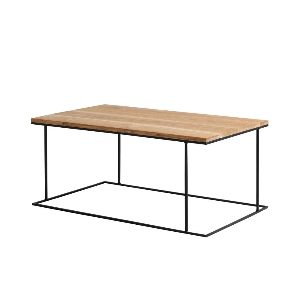 Konferenční stolek s deskou v dekoru dubového dřeva Custom Form Walt, 100 x 60 cm v:1086084