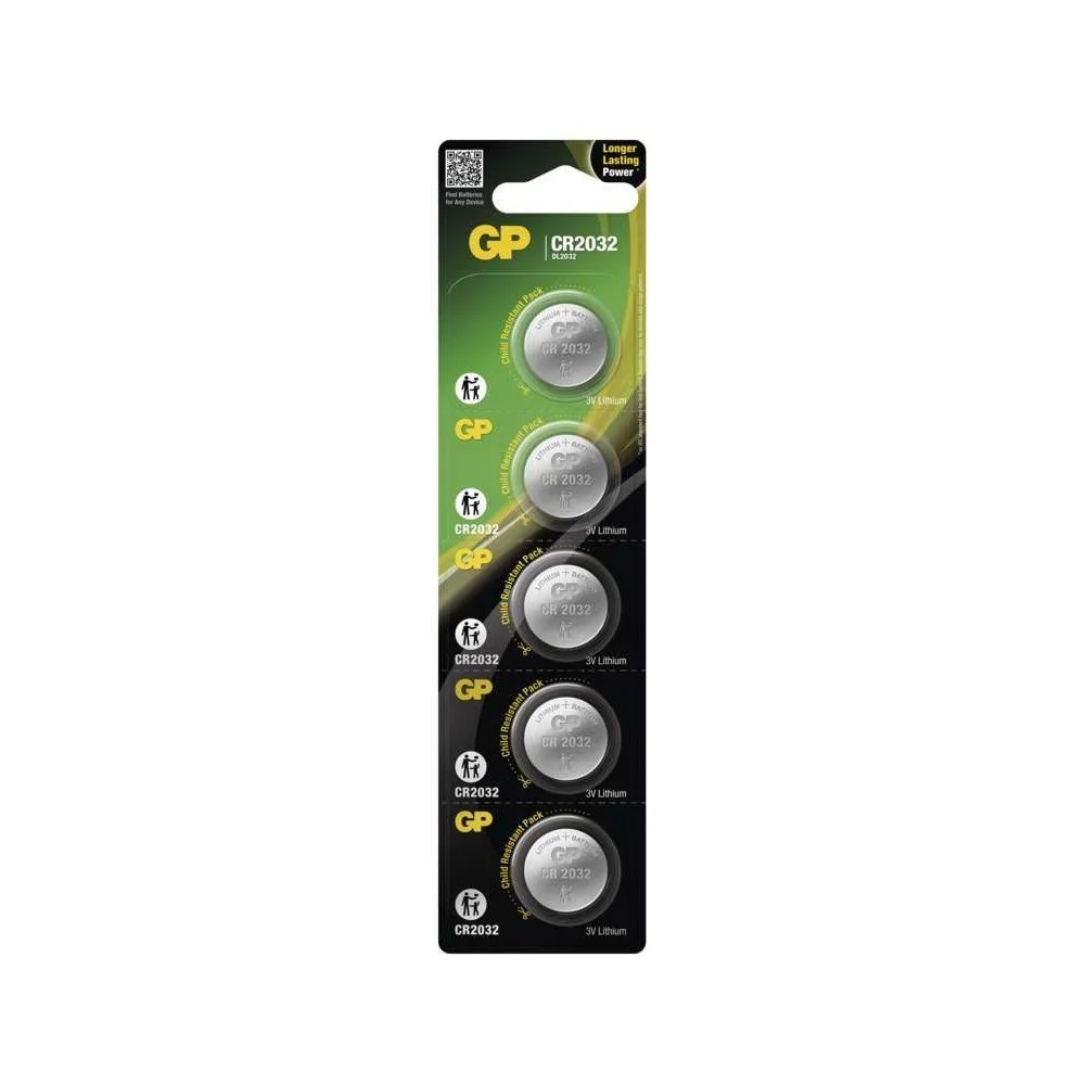 Sada 5 lithiových knoflíkových baterií EMOS GP CR2032 v:1397627