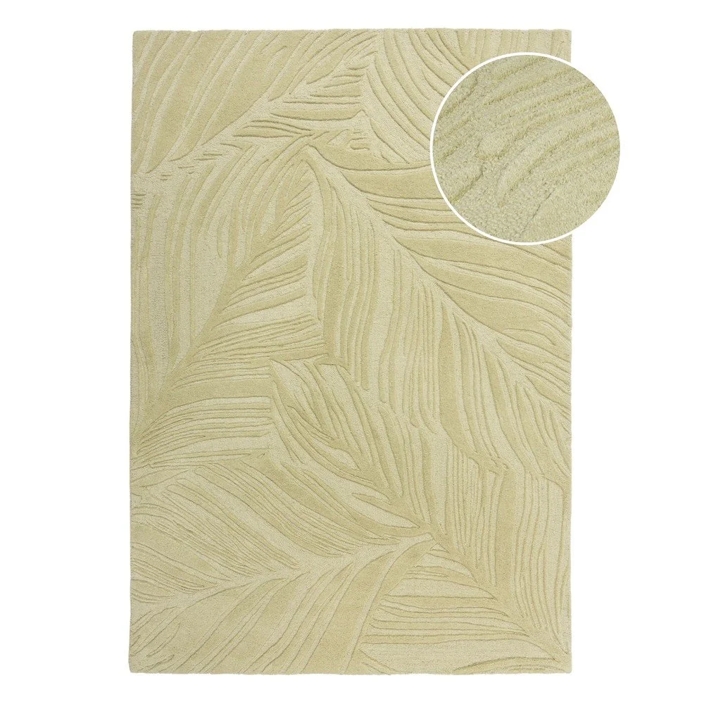Zelený vlněný koberec Flair Rugs Lino Leaf, 120 x 170 cm v:1398945