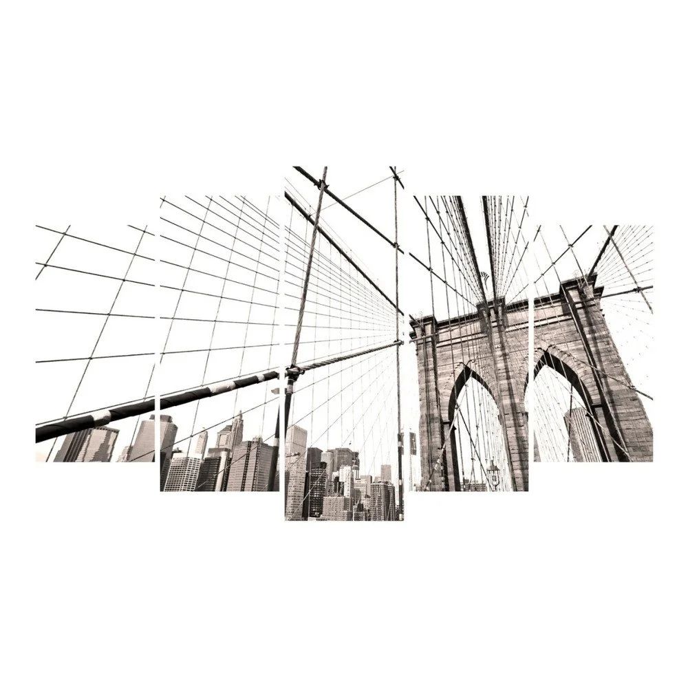 Vícedílný obraz 3D Art Gris Bridge, 102 x 60 cm v:1196542