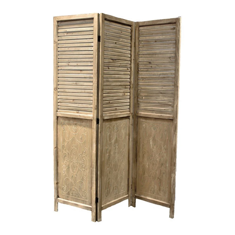 Dřevěný paravan Dakls, 135 x 180 cm v:1287142