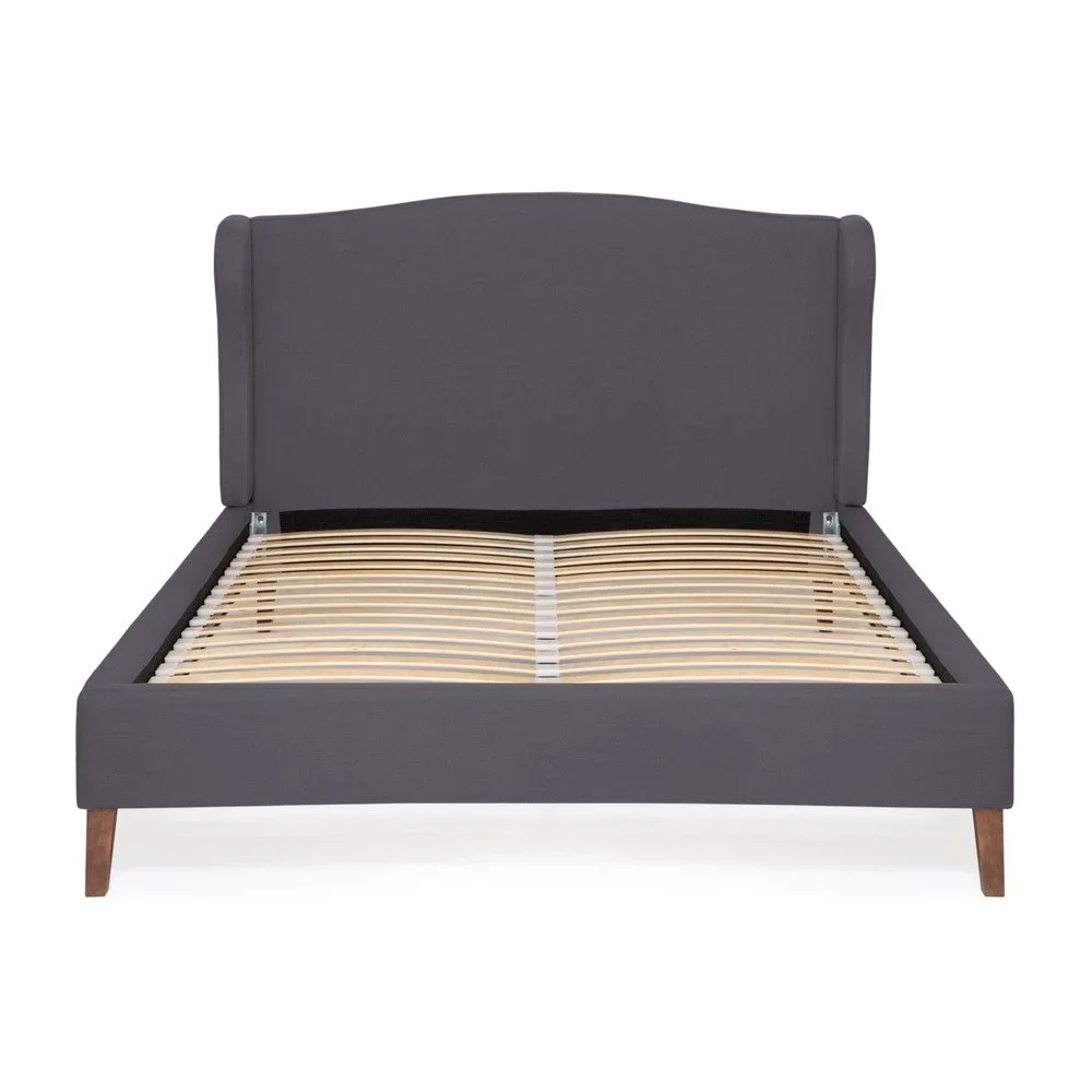 Tmavě modrá postel Vivonita Windsor Linen, 200 x 180 cm v:1099124
