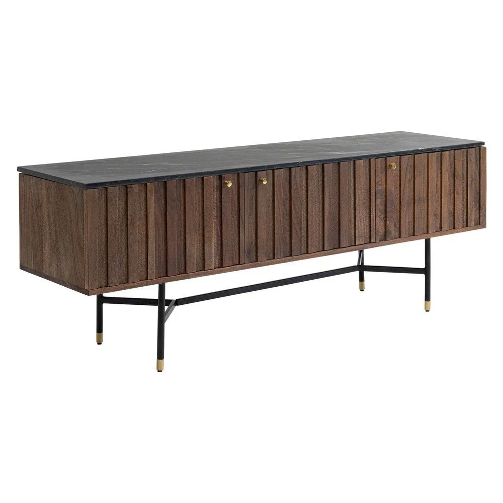 TV komoda s dvířkami z akáciového dřeva Kare Design Apiano, šířka 150 cm v:1364053