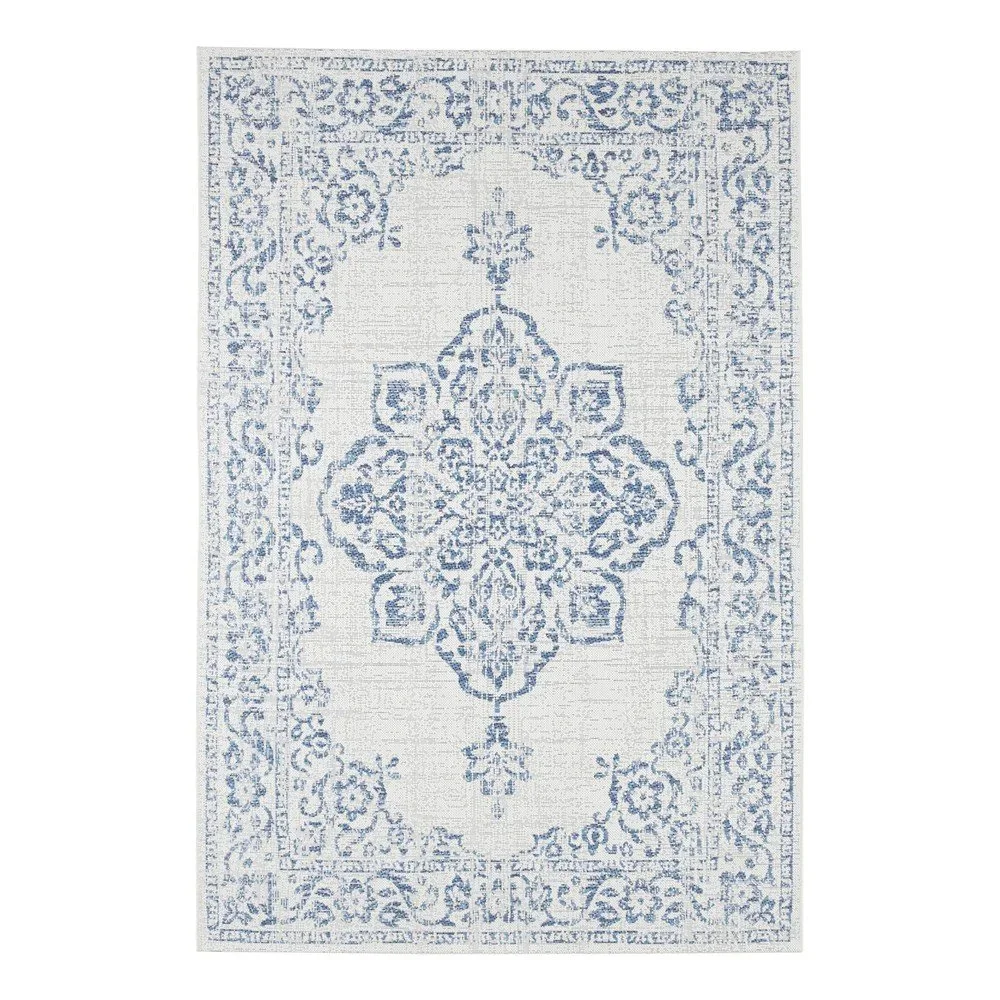 Modro-krémový venkovní koberec NORTHRUGS Tilos, 160 x 230 cm v:1337383
