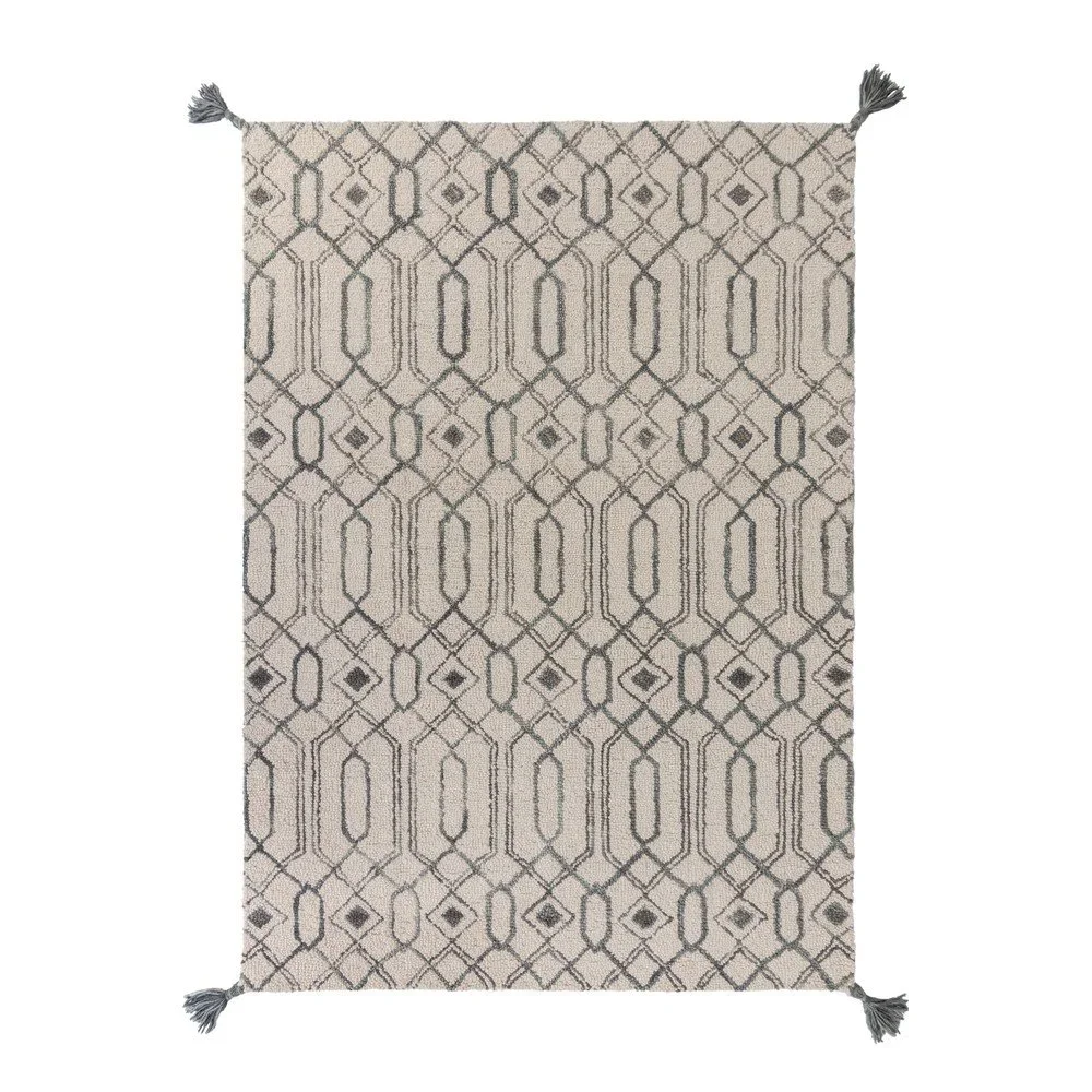Šedý vlněný koberec Flair Rugs Pietro, 160 x 230 cm v:1365735
