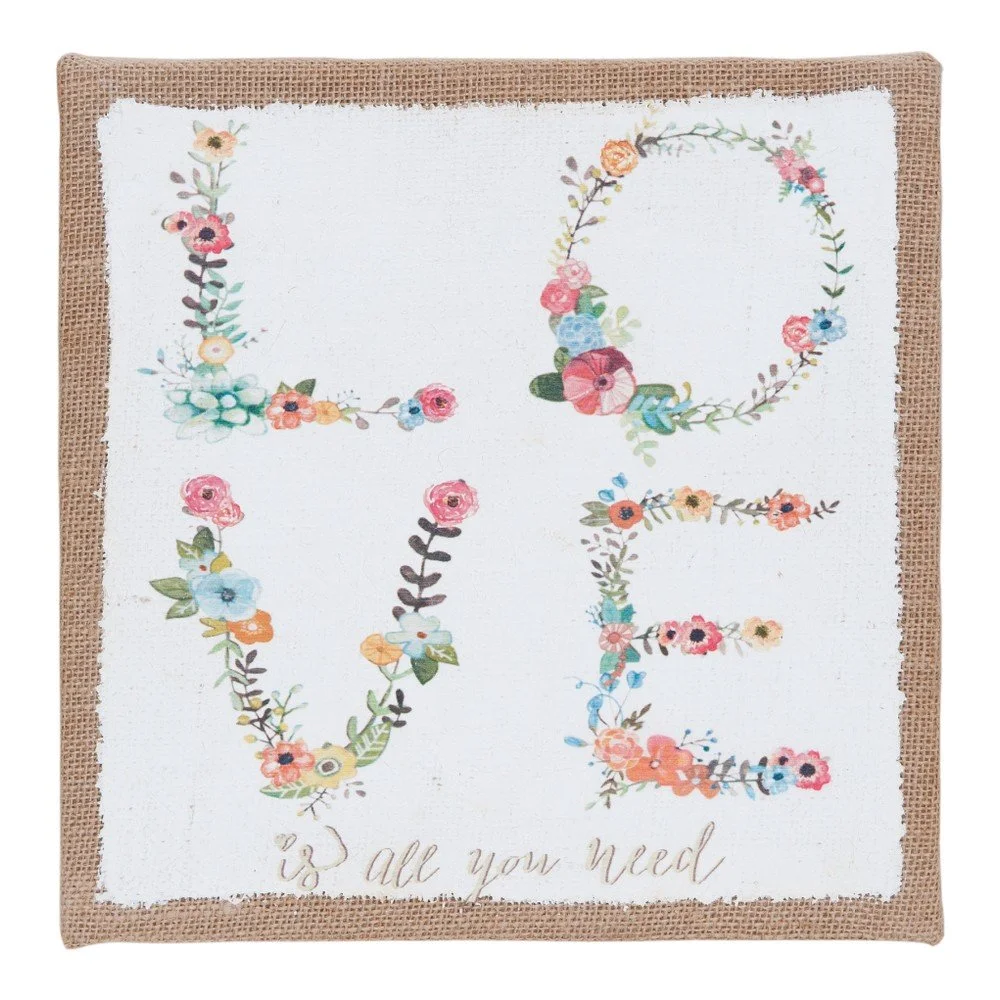 Obraz Clayre & Eef Love, 30 x 30 cm v:838494