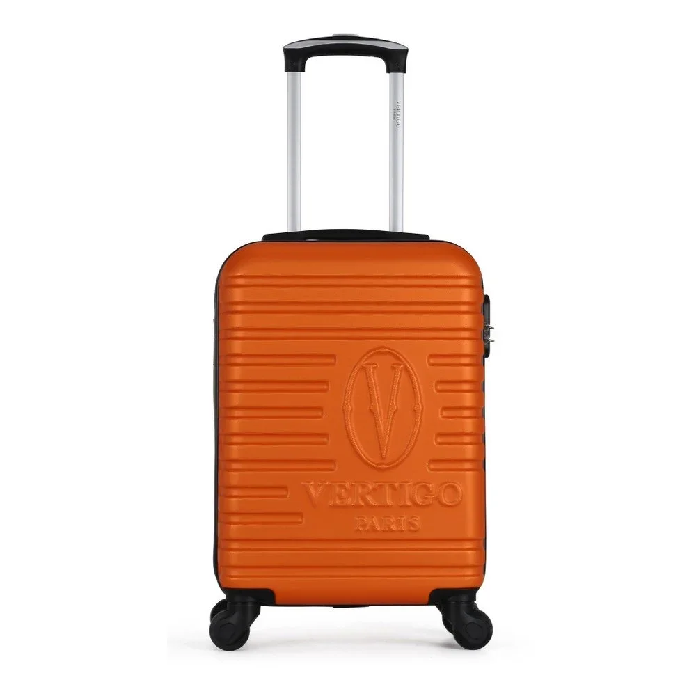 Oranžový cestovní kufr na kolečkách VERTIGO Valises Cabine Cadenas v:1097224