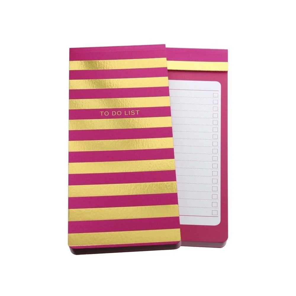Úkolníček Go Stationery Wide Stripe Magenta v:705734