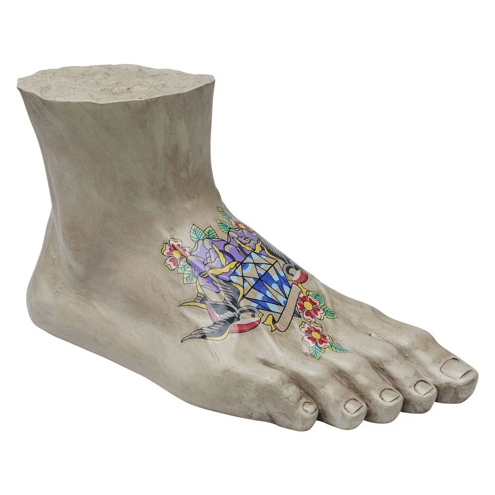 Dekorace Kare Design Tattoo Foot, délka 51 cm v:1318884