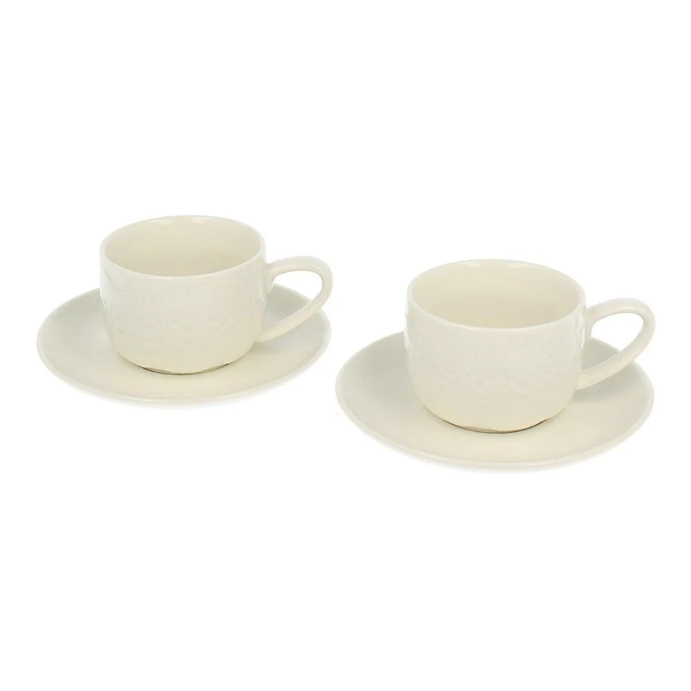 Sada 2 šálků s podšálkem Duo Gift Koronka, 120 ml v:774636