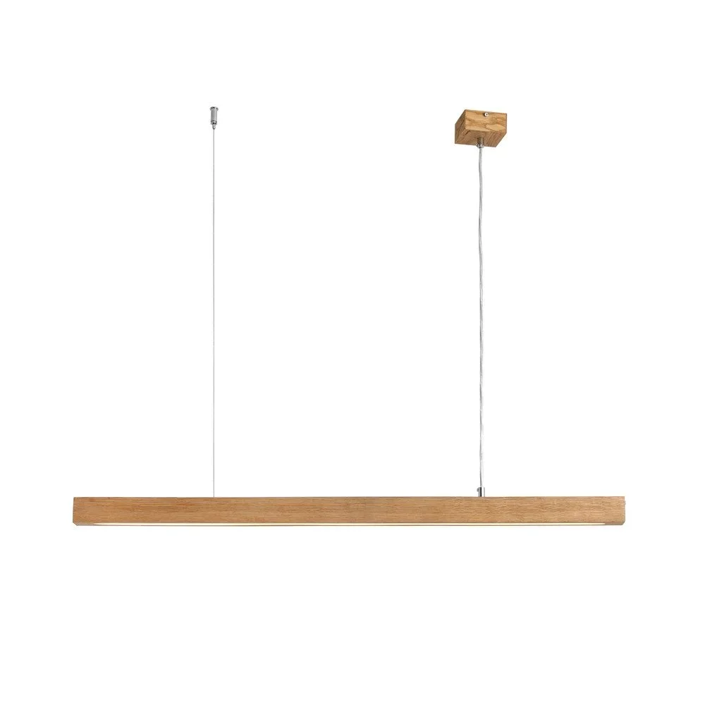 Závěsné svítidlo z dubového dřeva Custom Form Line Plus L Woody v:1251788