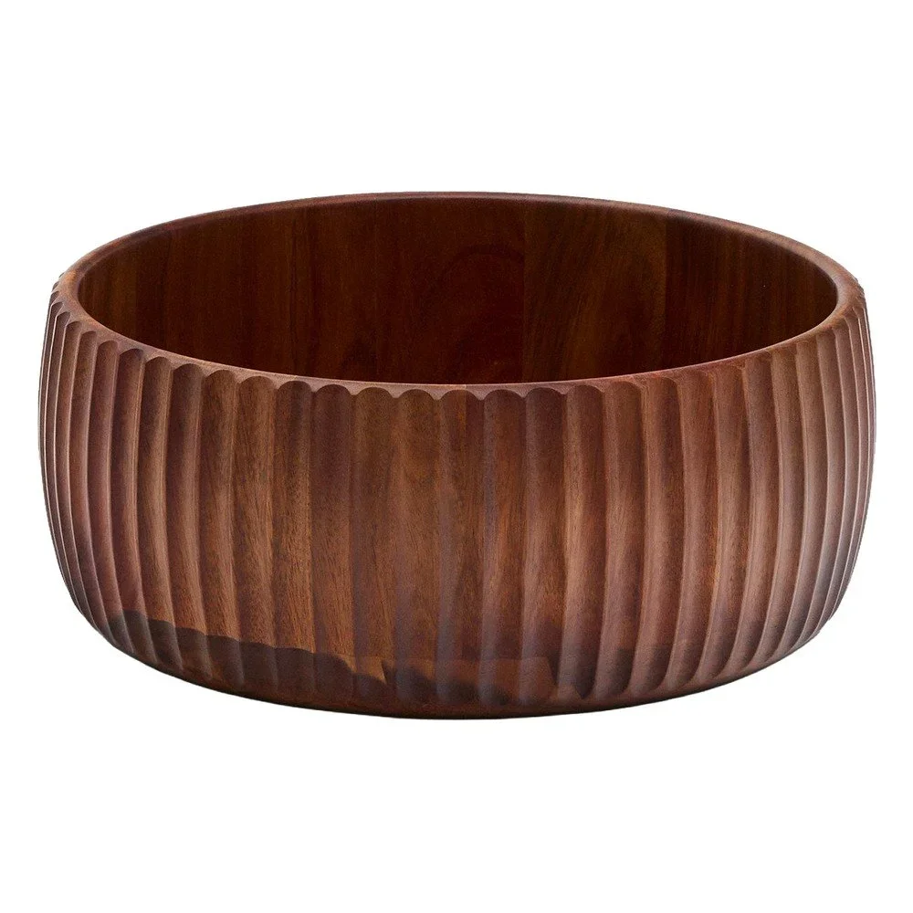 Dřevěná mísa v tmavě přírodní barvě ø 25 cm Rommu – Kave Home v:1827338