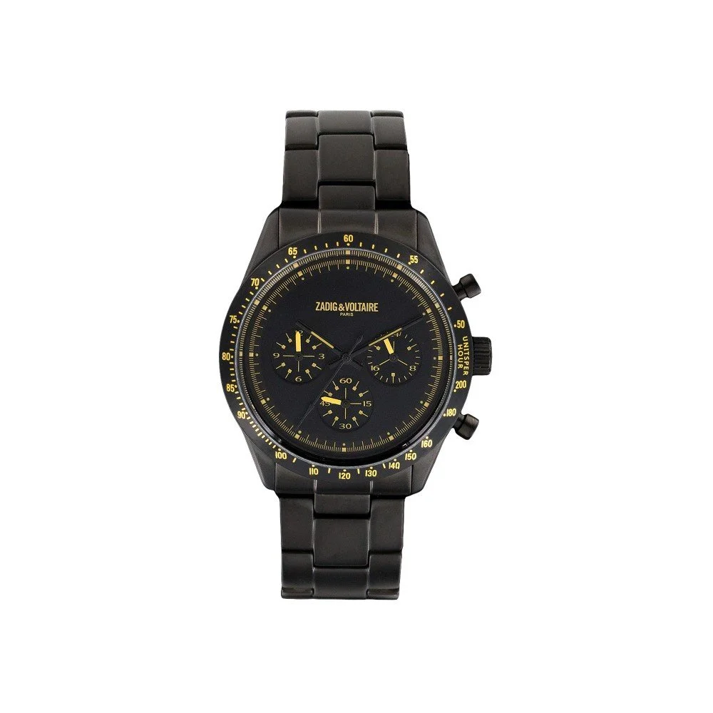 Pánské černé hodinky Zadig & Voltaire Range v:1033330