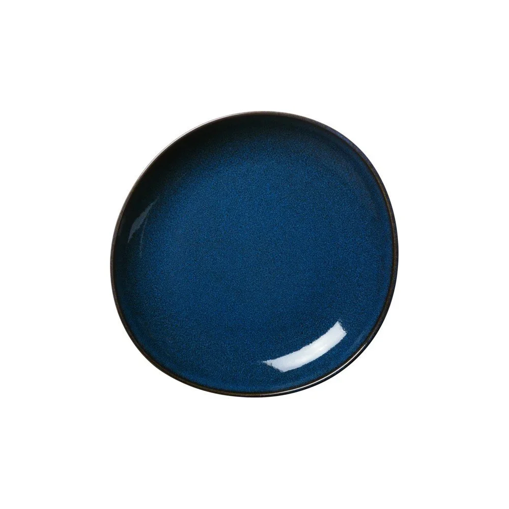 Tmavě modrá kameninová mísa Villeroy & Boch Like Lave, 27 x 28 cm v:1431301