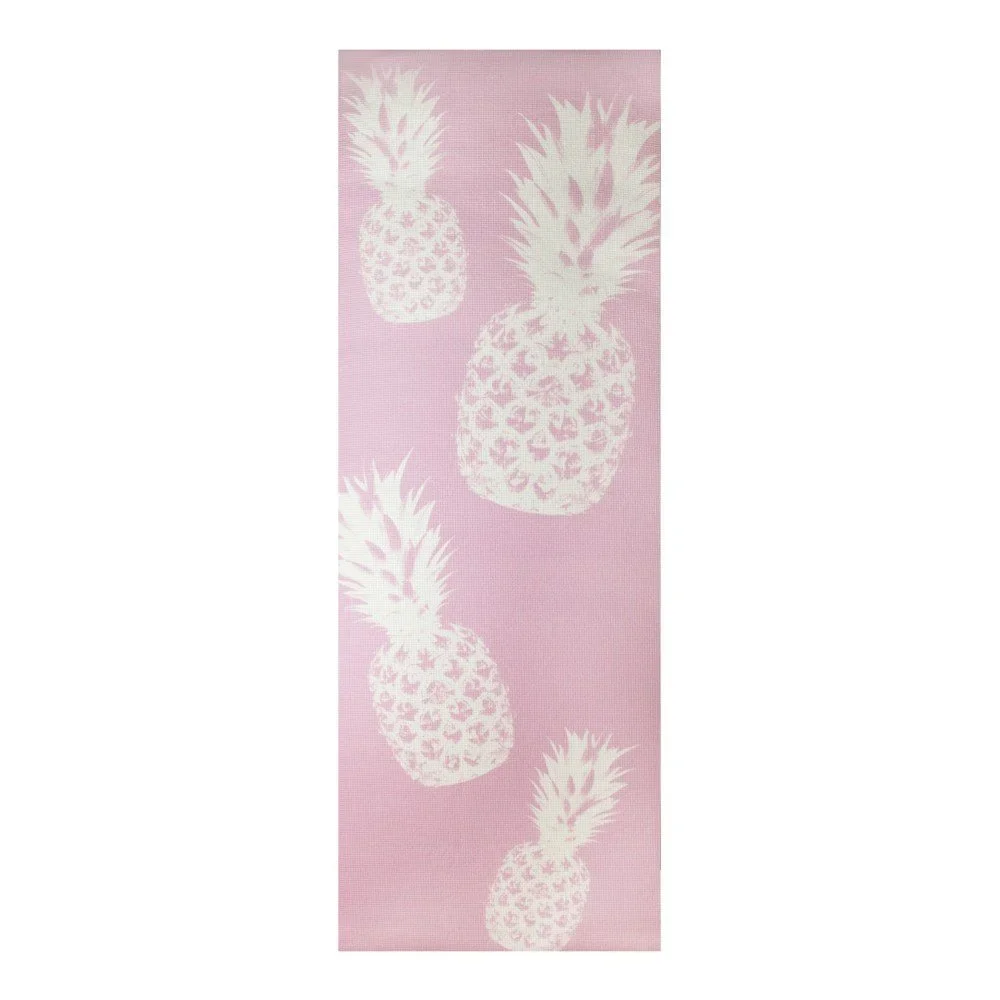 Růžová podložka na jógu Le Studio Pineapple Yoga Mat v:1170474