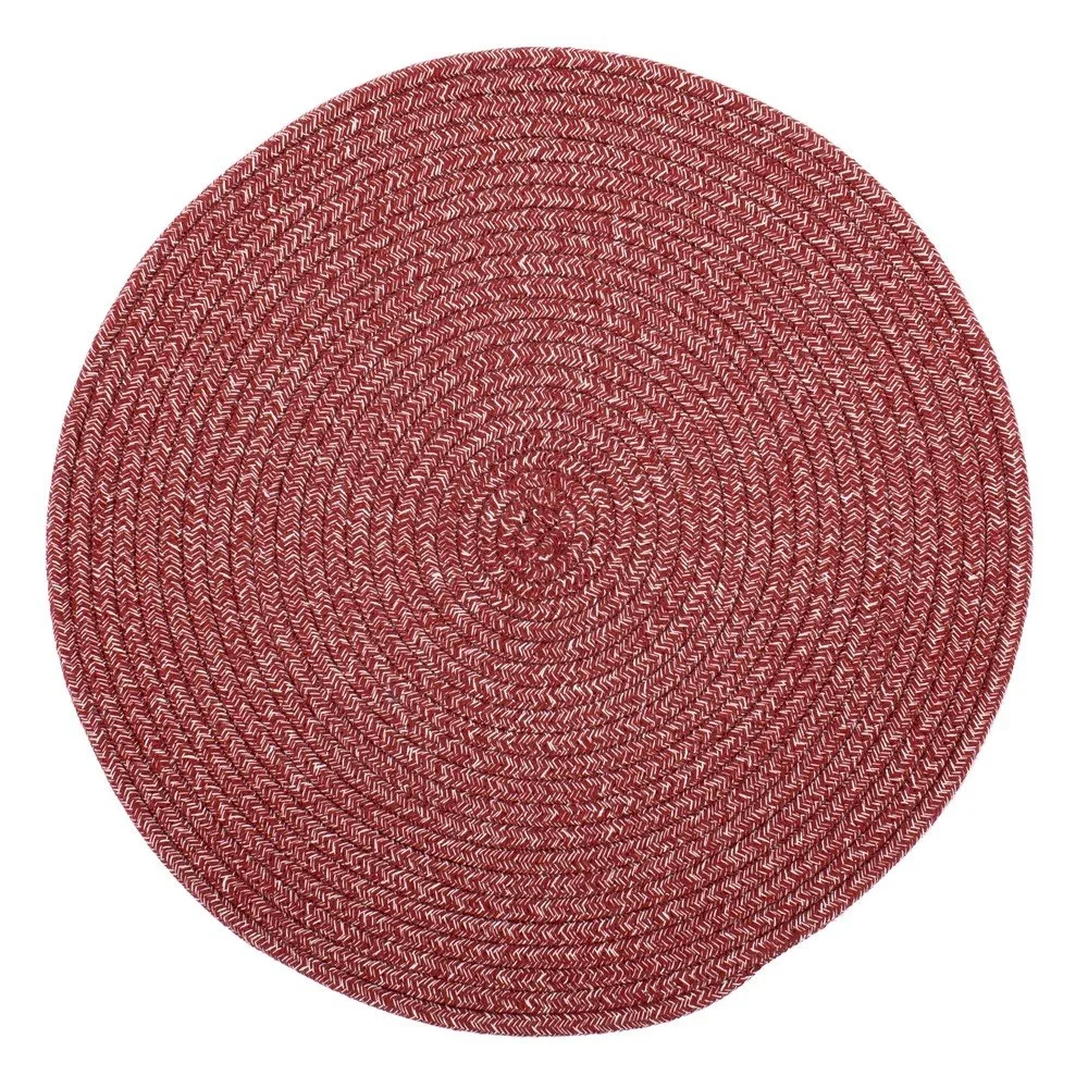 Růžové prostírání s příměsí bavlny Tiseco Home Studio, ø 38 cm v:1368863