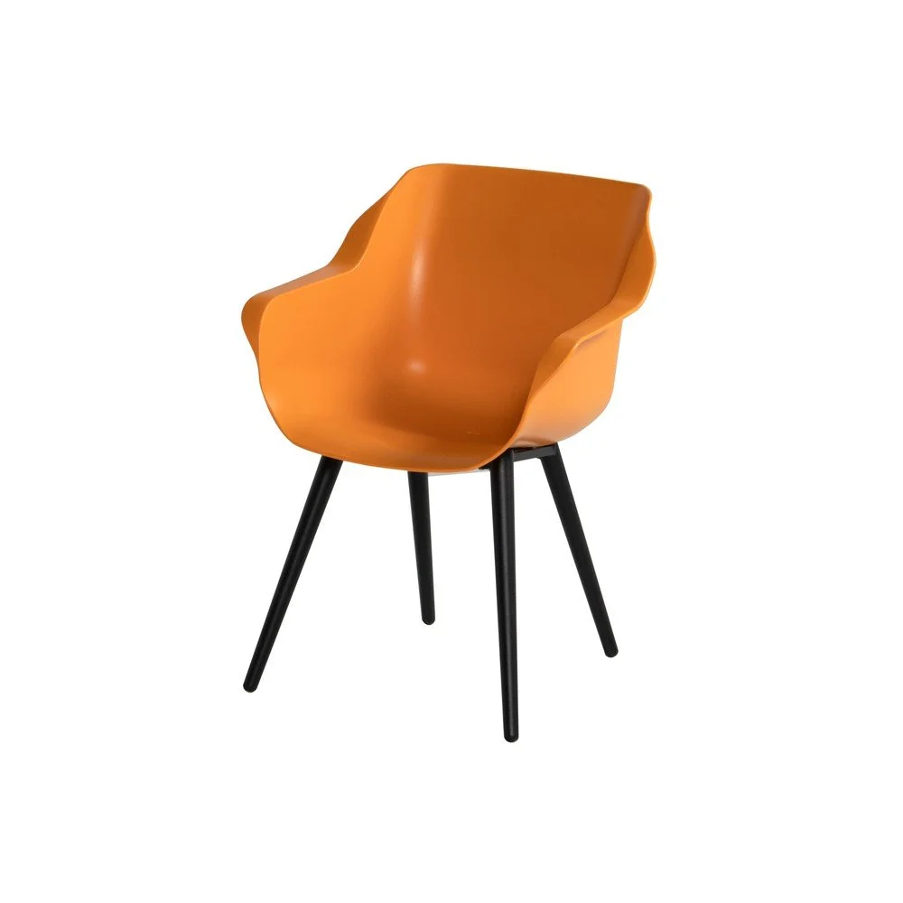 Oranžové plastové zahradní židle v sadě 2 ks Sophie Studio – Hartman v:1614672