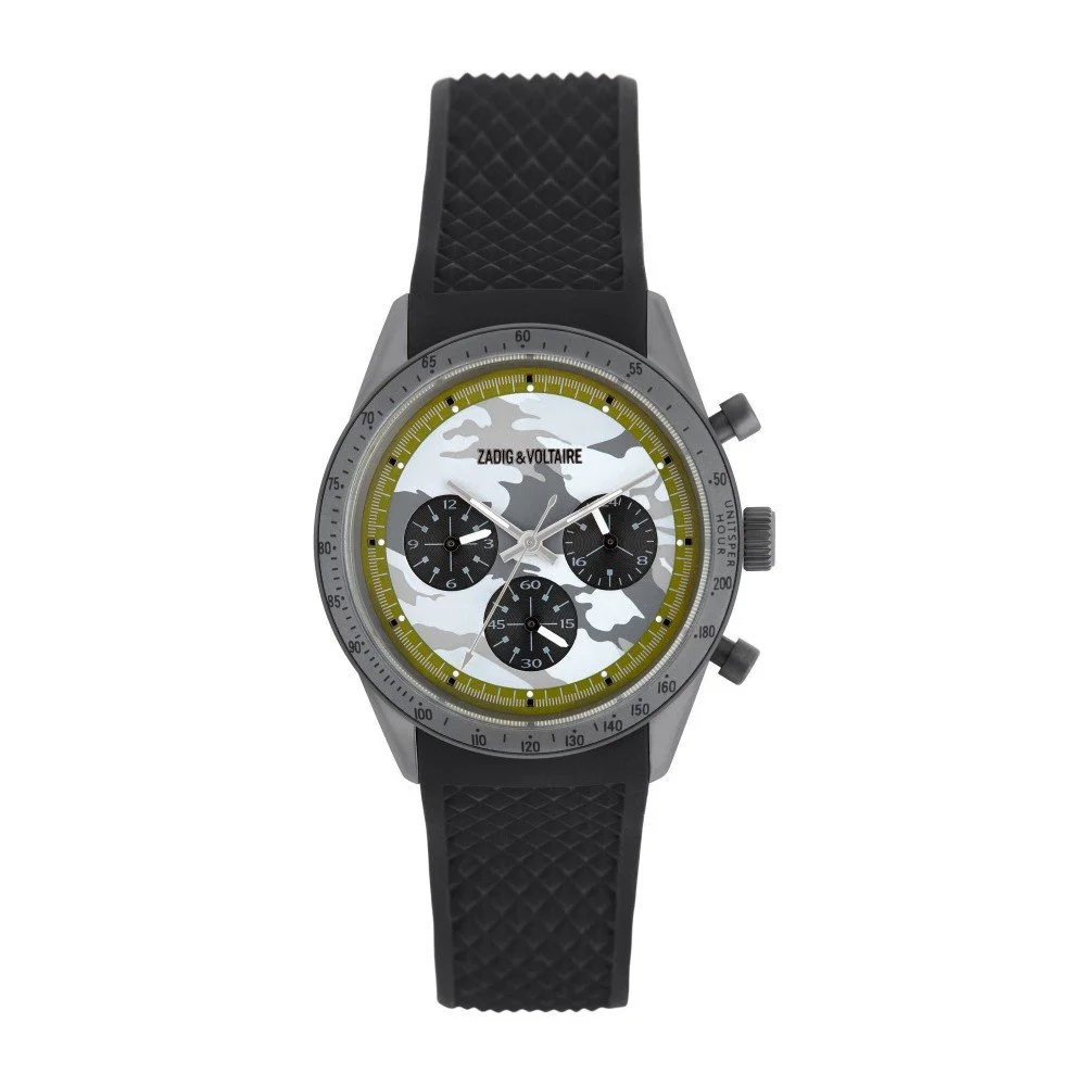 Pánské černé hodinky Zadig & Voltaire Sporty v:1033390