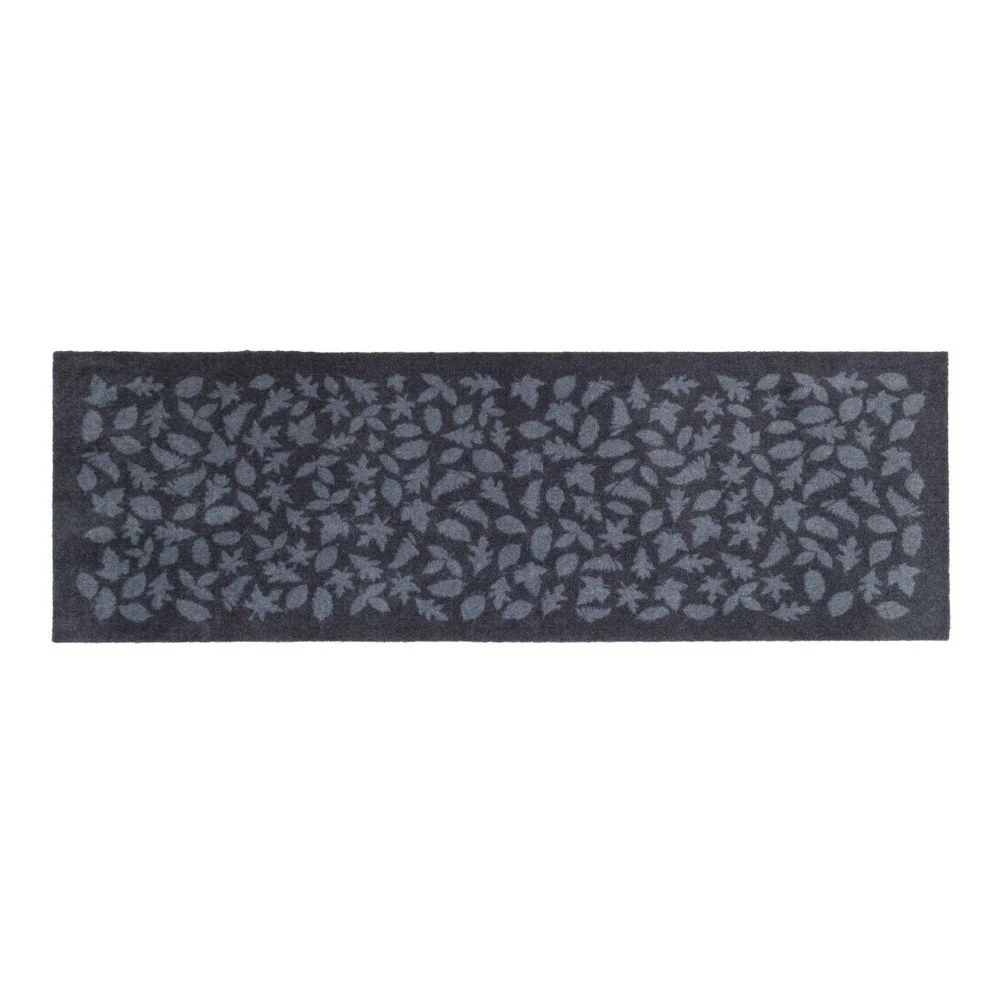 Modrošedá rohožka tica copenhagen Leafes, 67 x 200 cm v:1007036
