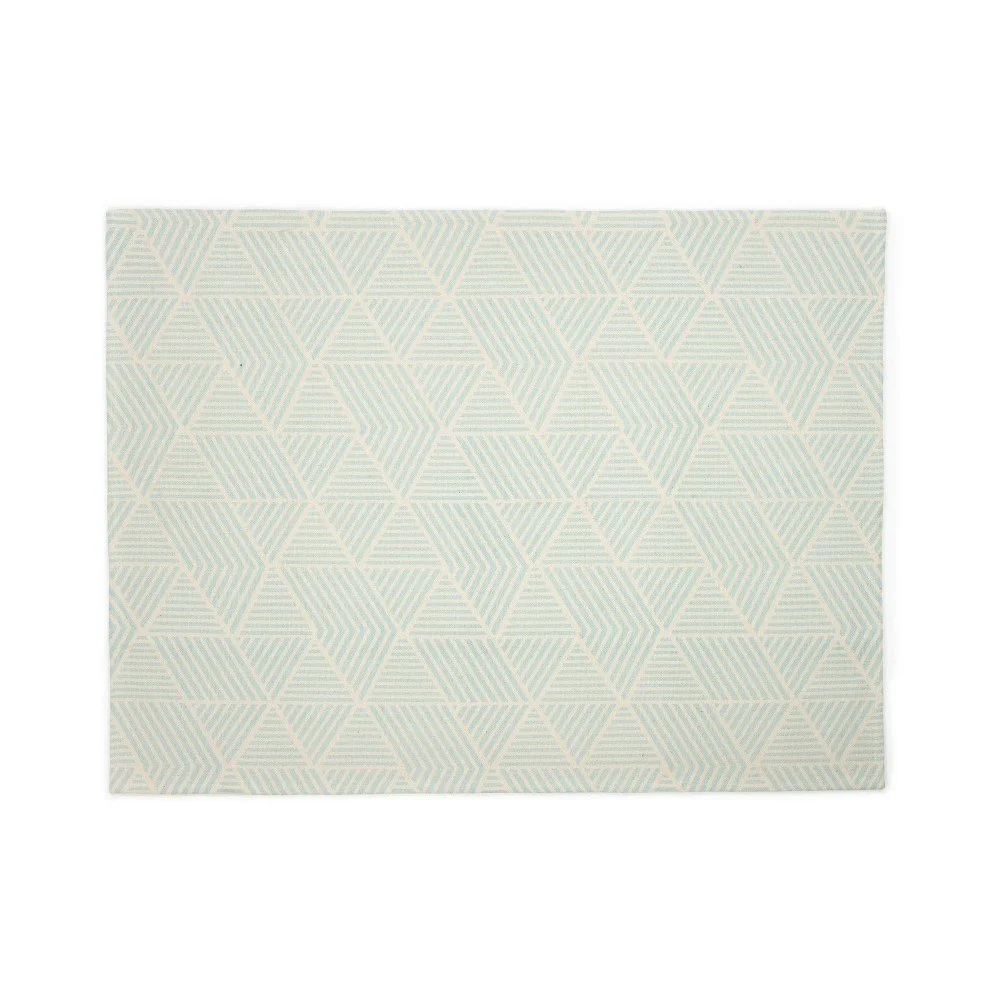 Dětský modrý ručně vyrobený koberec Naf Naf Geometric, 120 x 160 cm v:1124574