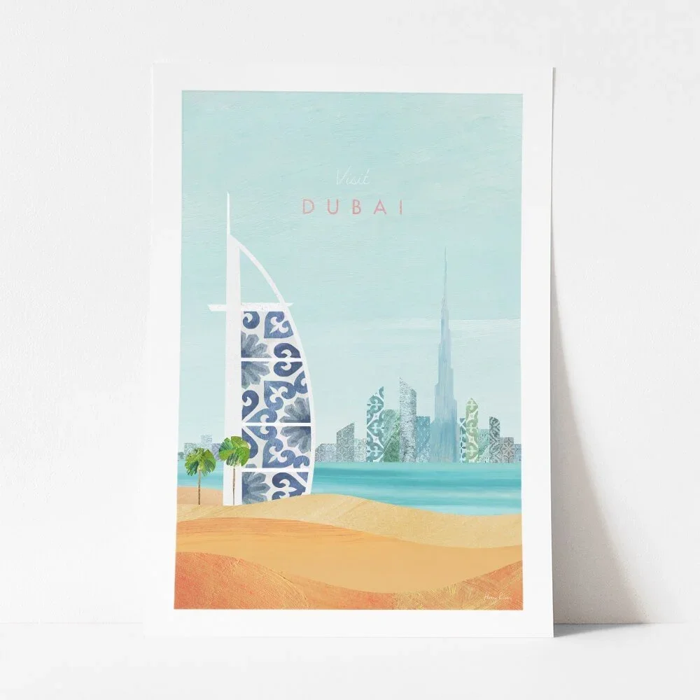 Plakát Travelposter Dubai, A3 v:1404581