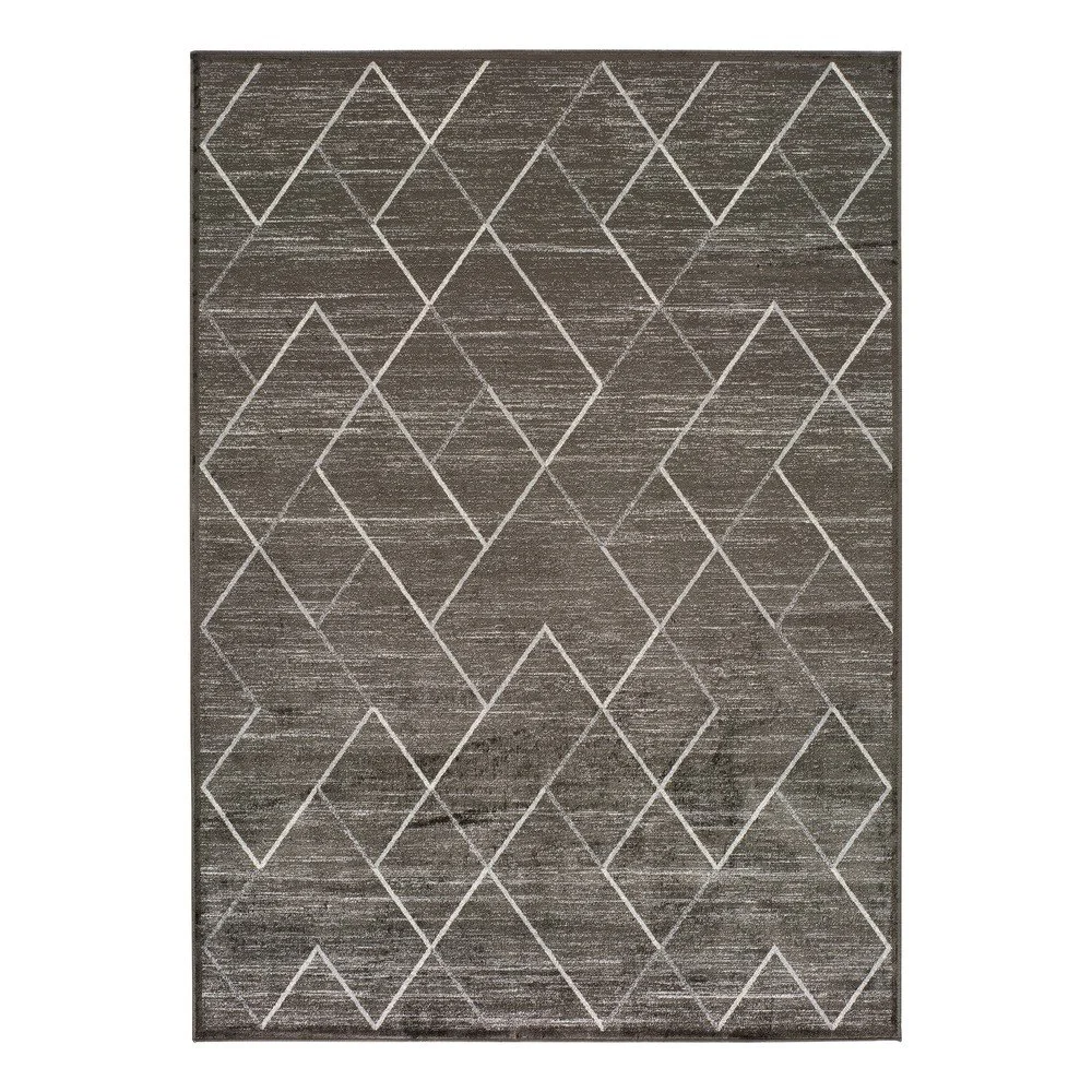 Šedý koberec z viskózy Universal Belga, 140 x 200 cm v:1345473