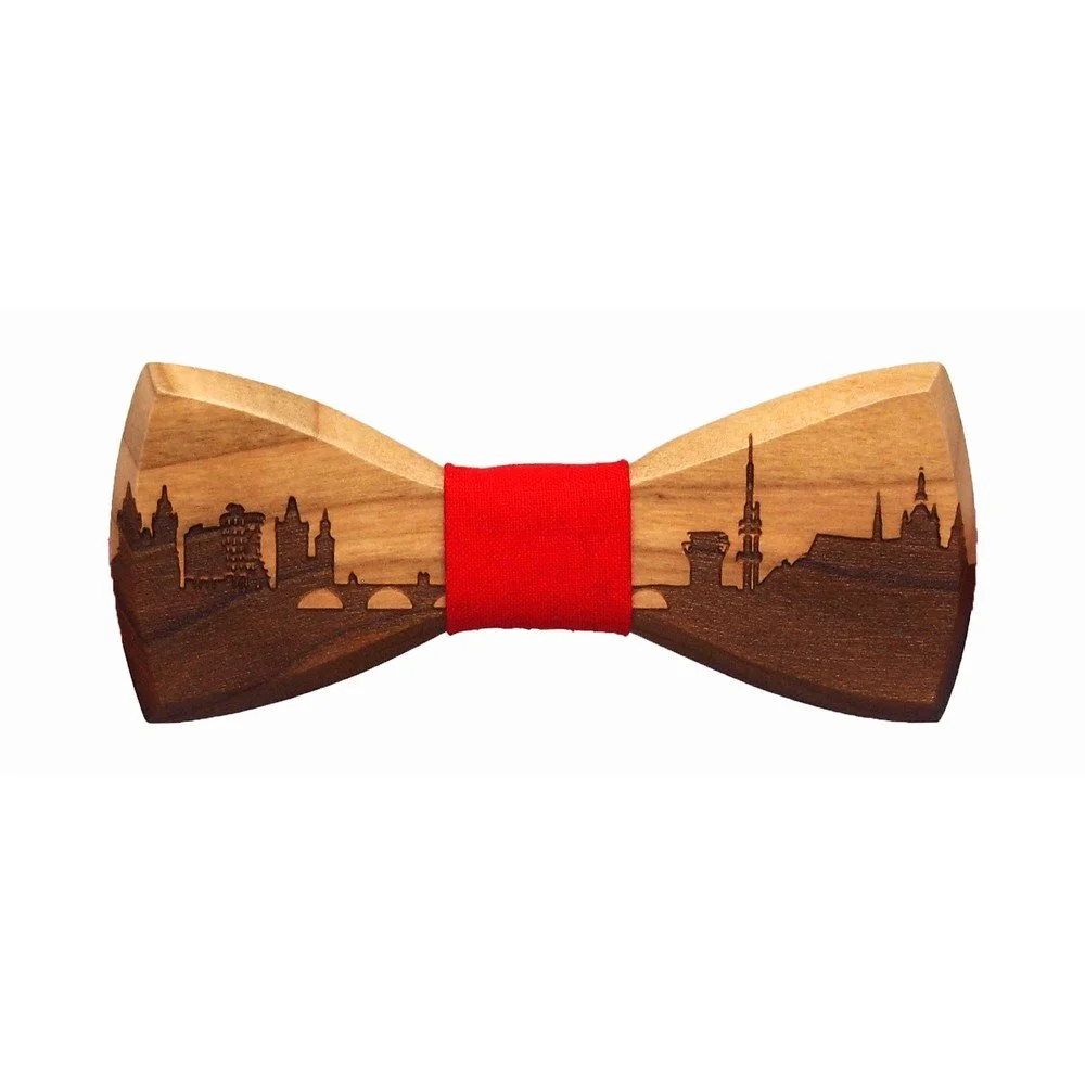 Dřevěný motýlek TIMEWOOD Praha v:722274