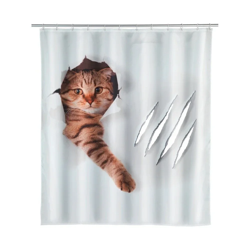 Sprchový závěs Wenko Cat, 180 x 200 cm v:1134278