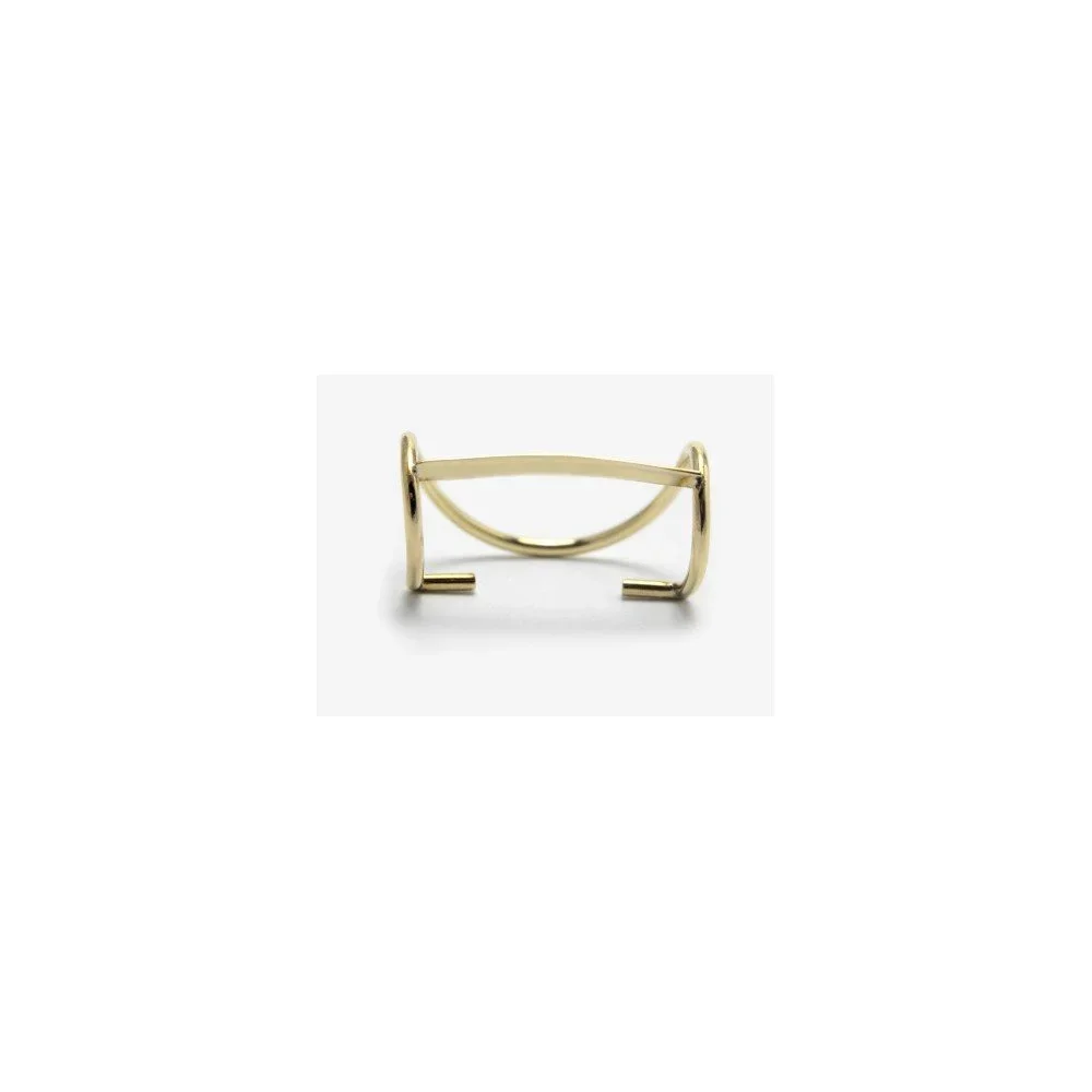Zlatá naušnice Bepart Cross Earcuff v:789450