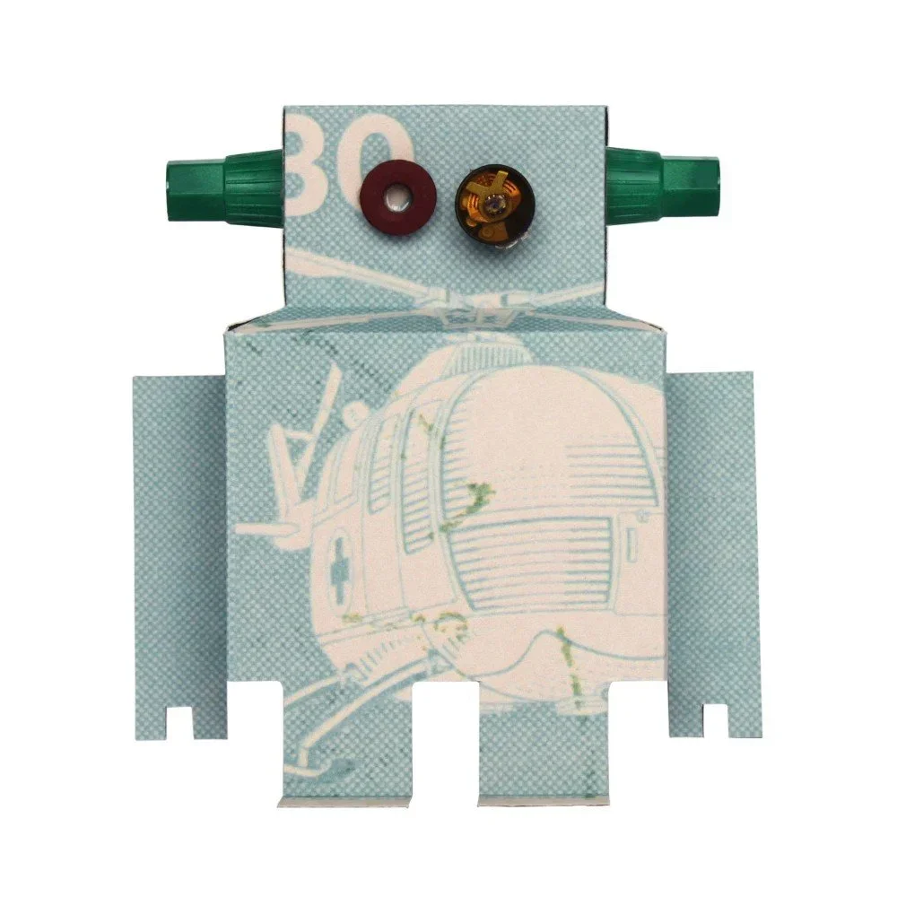 Nástěnná samolepka Studio Ditte Robot Helicopter, 22 x 25 cm v:814888