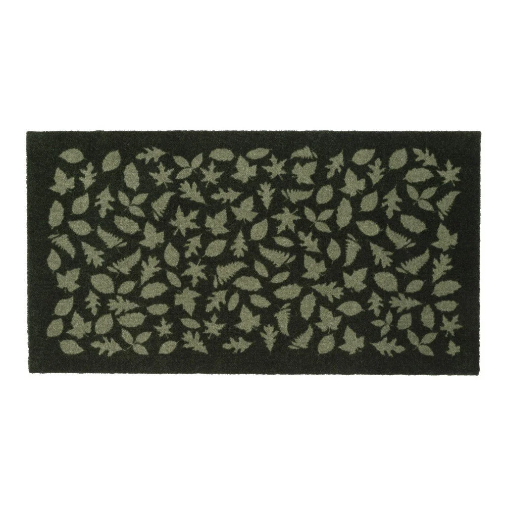 Tmavě zelená rohožka tica copenhagen Leafes, 67 x 120 cm v:1007022