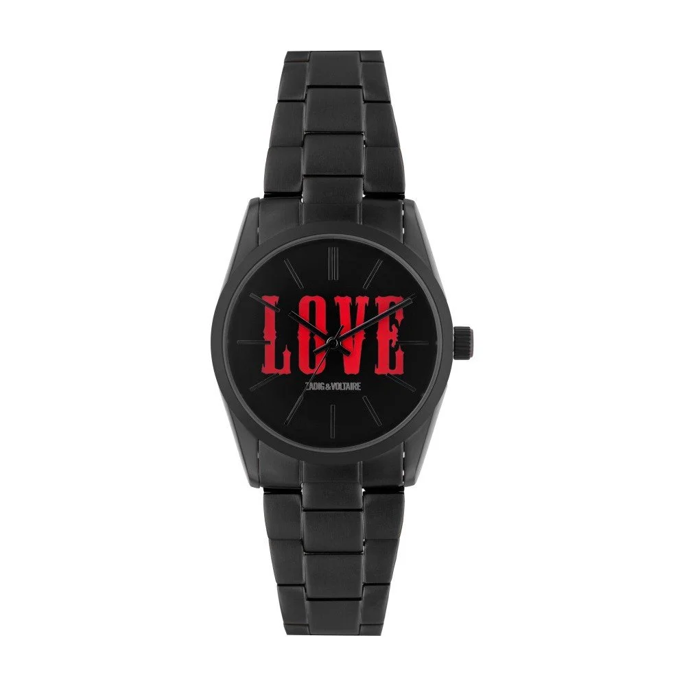 Dámské černé hodinky Zadig & Voltaire Love v:1033410