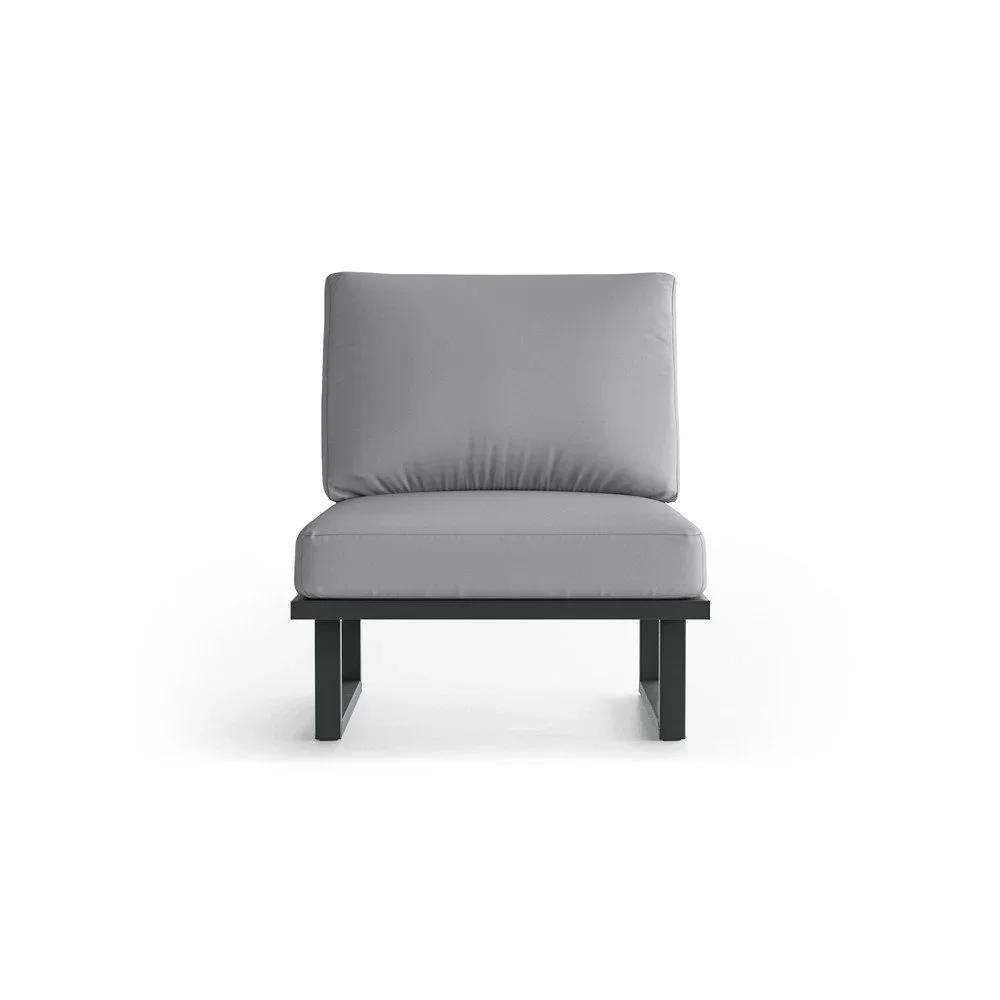 Světle šedé zahradní křeslo Marie Claire Home Angie v:1244982