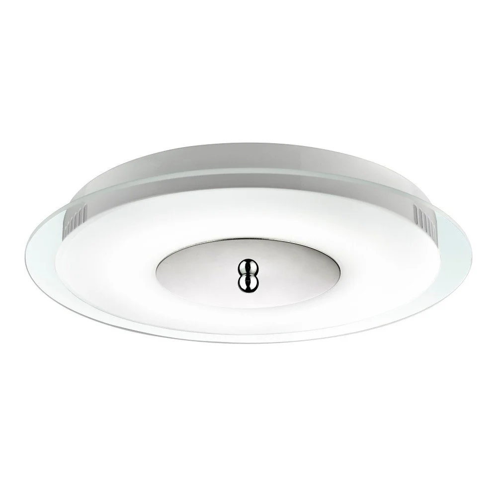 Bílé stropní LED svítidlo Searchlight Cheadle, průměr 35 cm v:800056