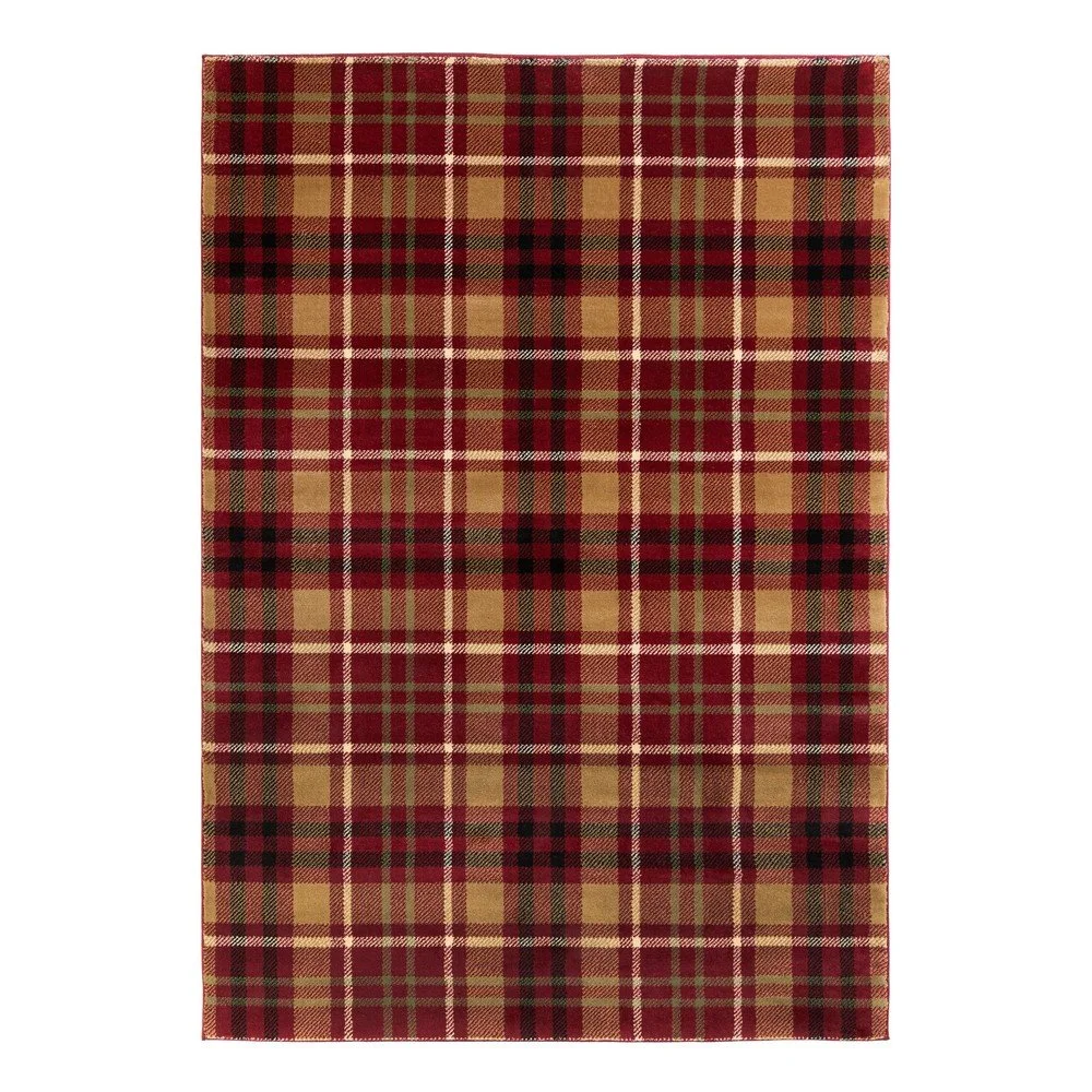 Červený koberec Flair Rugs Highland, 200 x 290 cm v:1366443