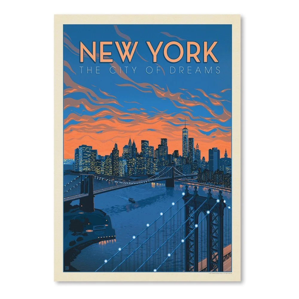 Plakát Americanflat City of Dreams, 42 x 30 cm v:1174366