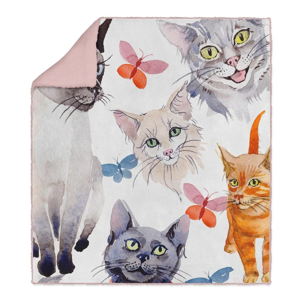 Dětská deka OYO Kids Cats, 130 x 160 cm v:1321930