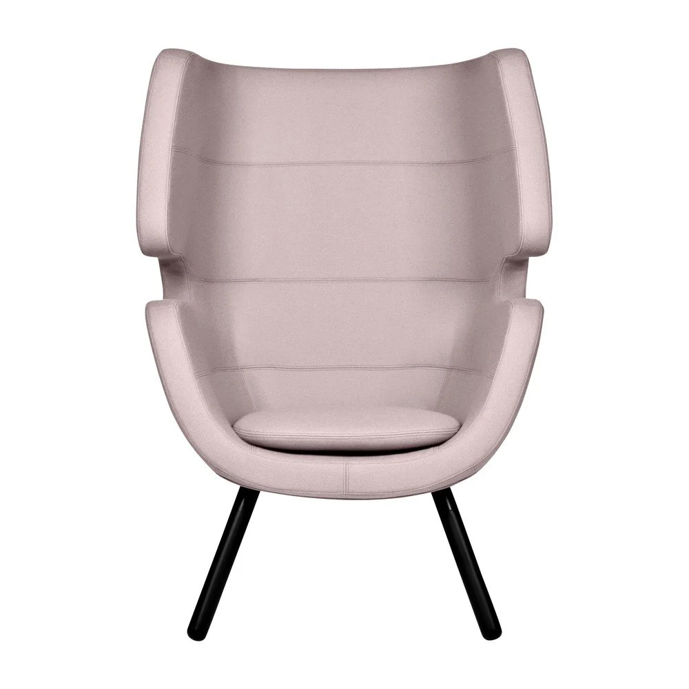 Světle růžové křeslo Softline Moai v:1373293