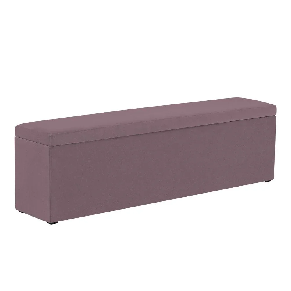 Levandulově fialový otoman Mazzini Sofas Ancona, 200 x 46 cm v:1083204