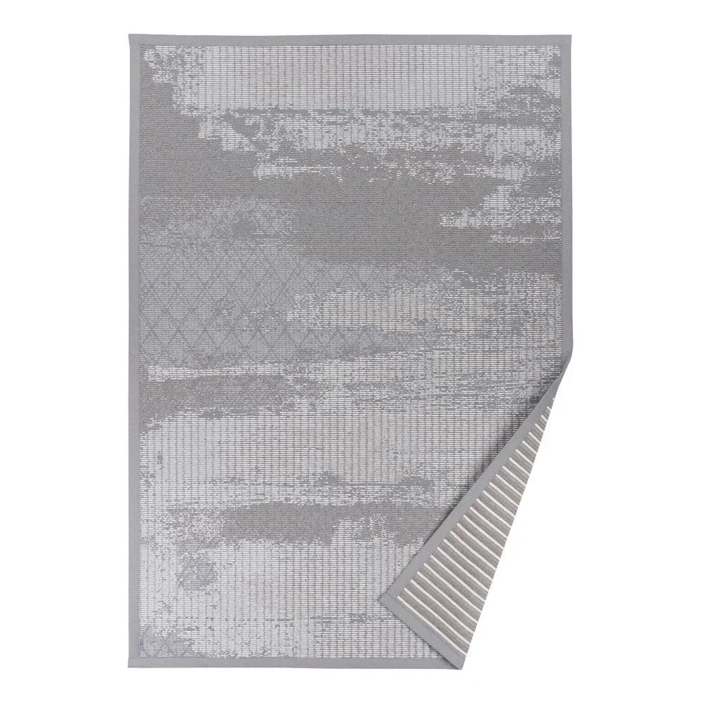 Šedý vzorovaný oboustranný koberec Narma Nehatu, 70 x 140 cm v:874996