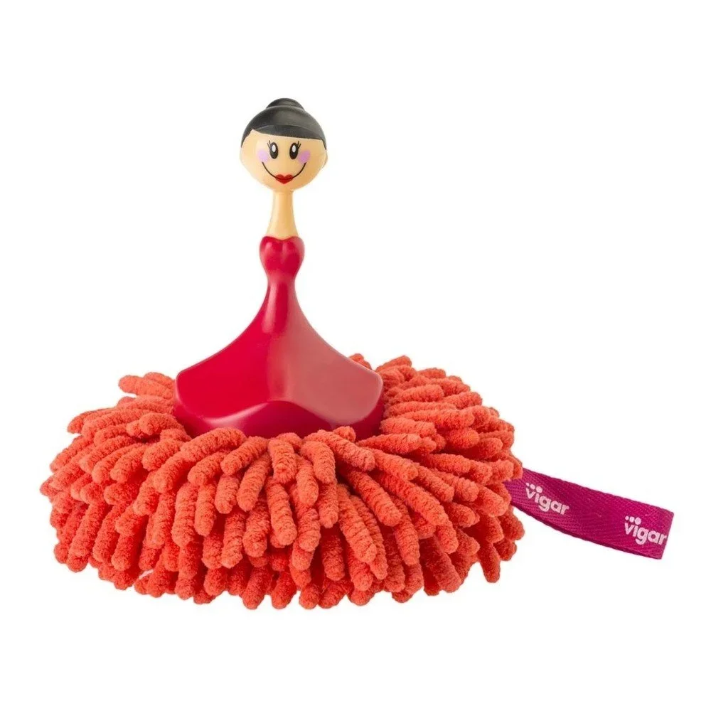 Červená prachovka Vigar Dolls Rendy v:751284