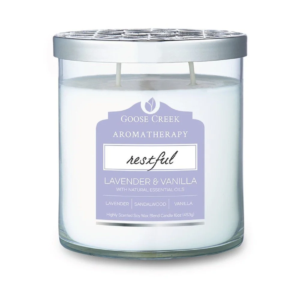 Vonná svíčka ve skleněné dóze Goose Creek Lavender & Vanilla, 60 hodin hoření v:1366725
