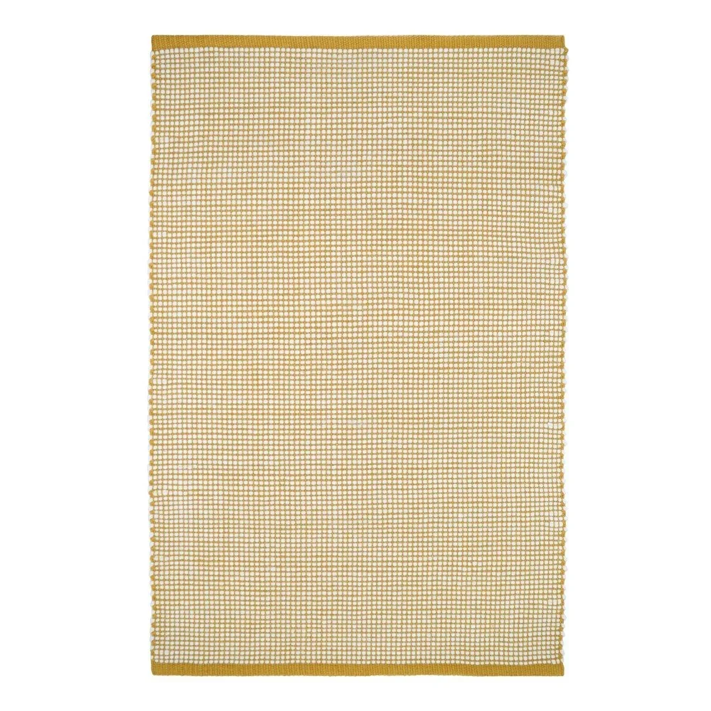 Žlutý koberec s podílem vlny 170x110 cm Bergen v:1455990