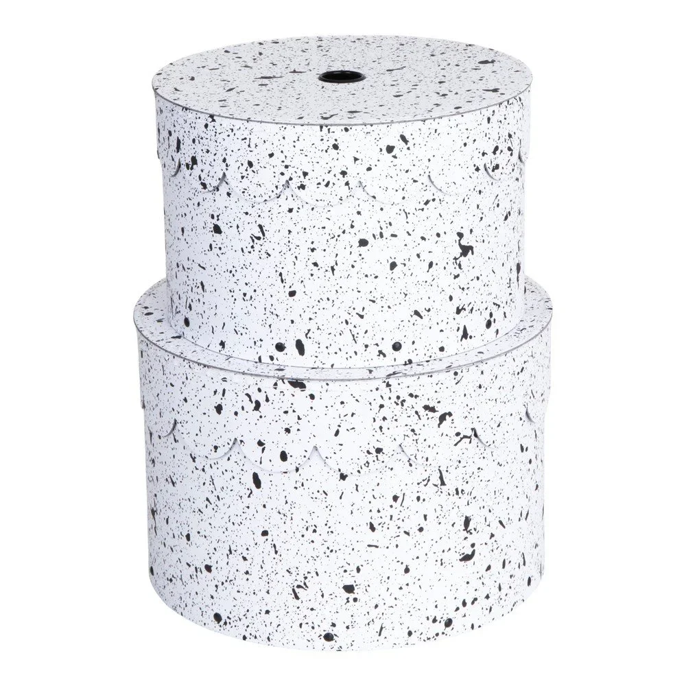 Sada 2 černo-bílých krabic Bigso Box of Sweden Splash v:1413095