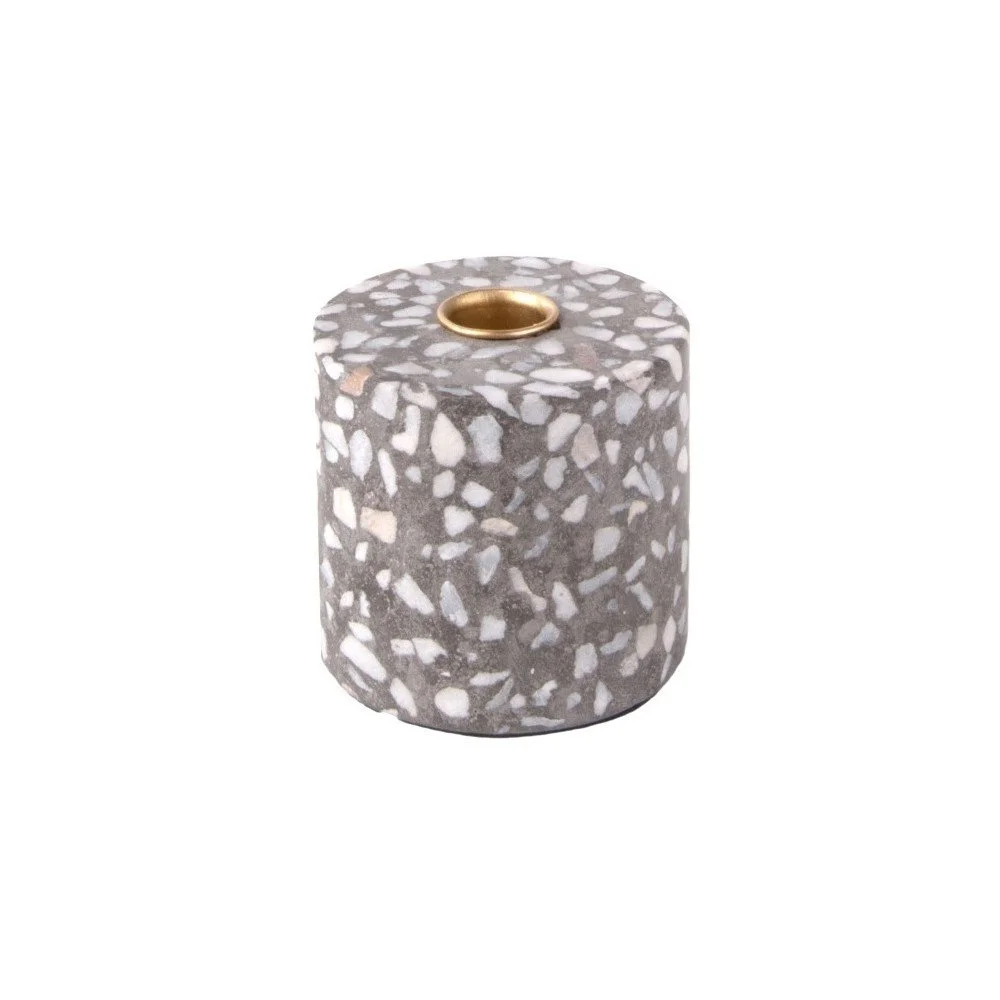 Ručně vyráběný svícen PT LIVING Terrazzo Deux, výška 7,5 cm v:1023268
