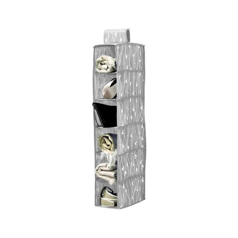 Šedý závěsný úložný box s 6 přihrádkami Cosatto Leaves v:1067424